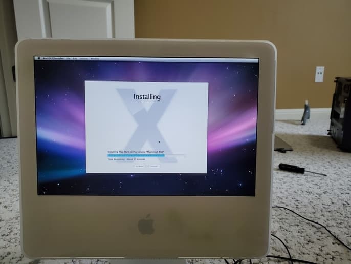 Mac OS X Leopard Installer on my iMac G5