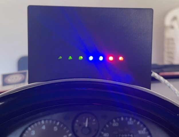Sequential Shift Indicator with 7 LED display